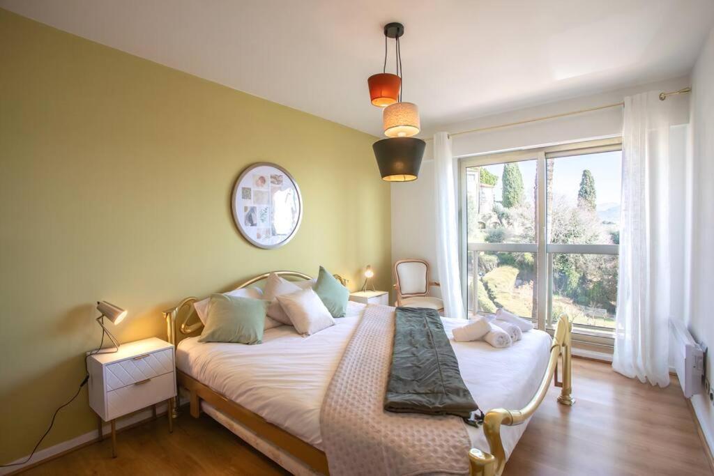 Apartamento L11 Claire Fontaine Sea View 2 Bdr Ac Parking Swiming Pool Nice