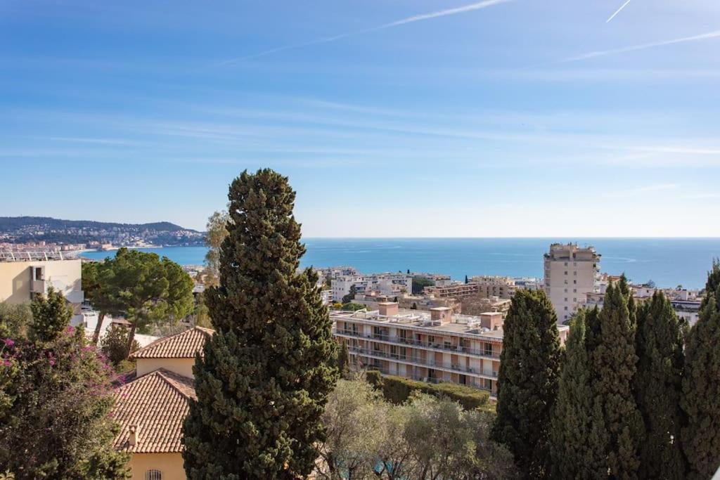 L11 Claire Fontaine Sea View 2 Bdr Ac Parking Swiming Pool Appartamento Nizza