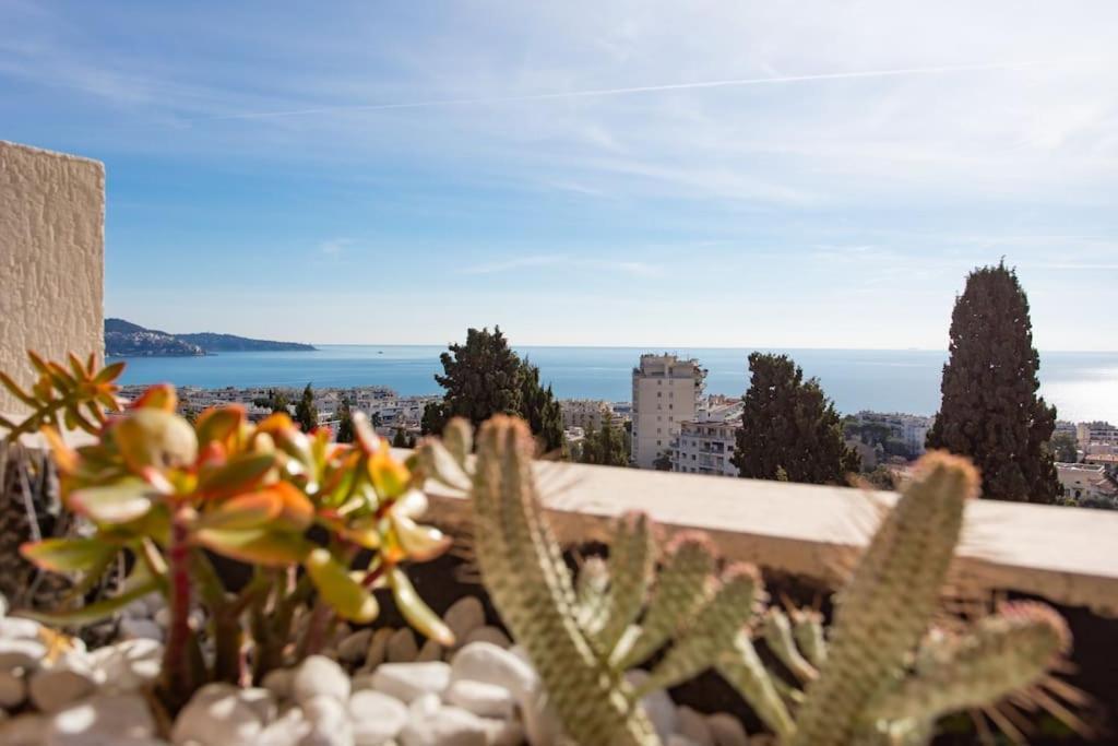 L11 Claire Fontaine Sea View 2 Bdr Ac Parking Swiming Pool Nice