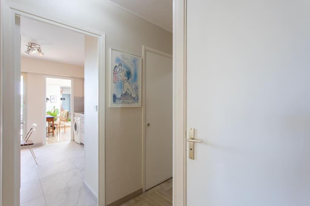 L11 Claire Fontaine Sea View 2 Bdr Ac Parking Swiming Pool Apartment Nice